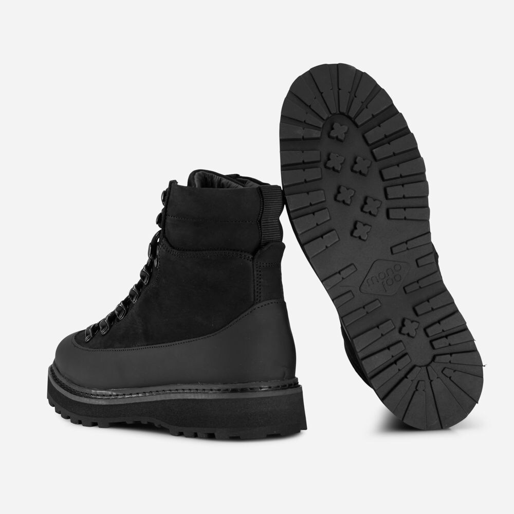 Hiking Core Shearling Nubuk - Black