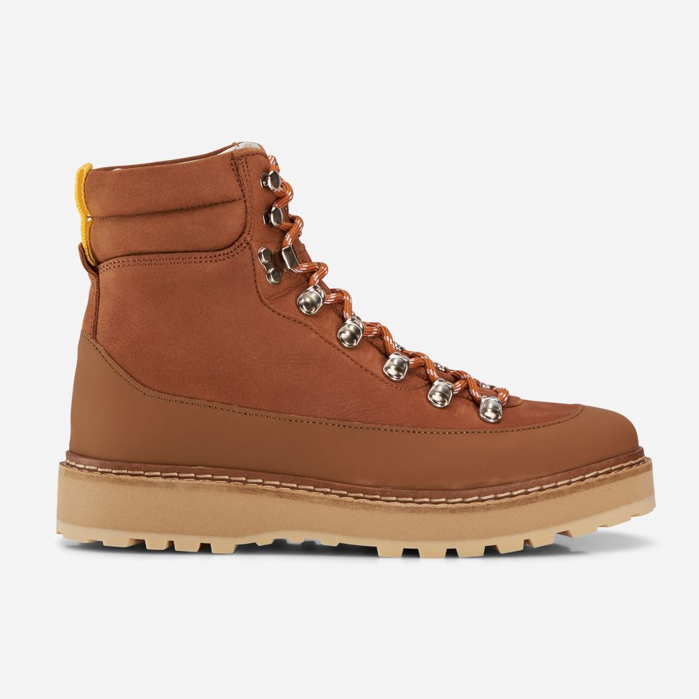 Hiking Core Shearling Nubuk - Cognac