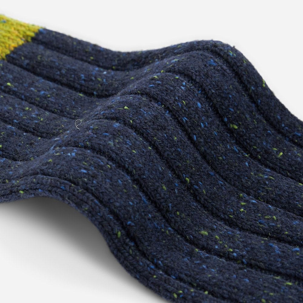 Donegal Sock - Navy Fleck