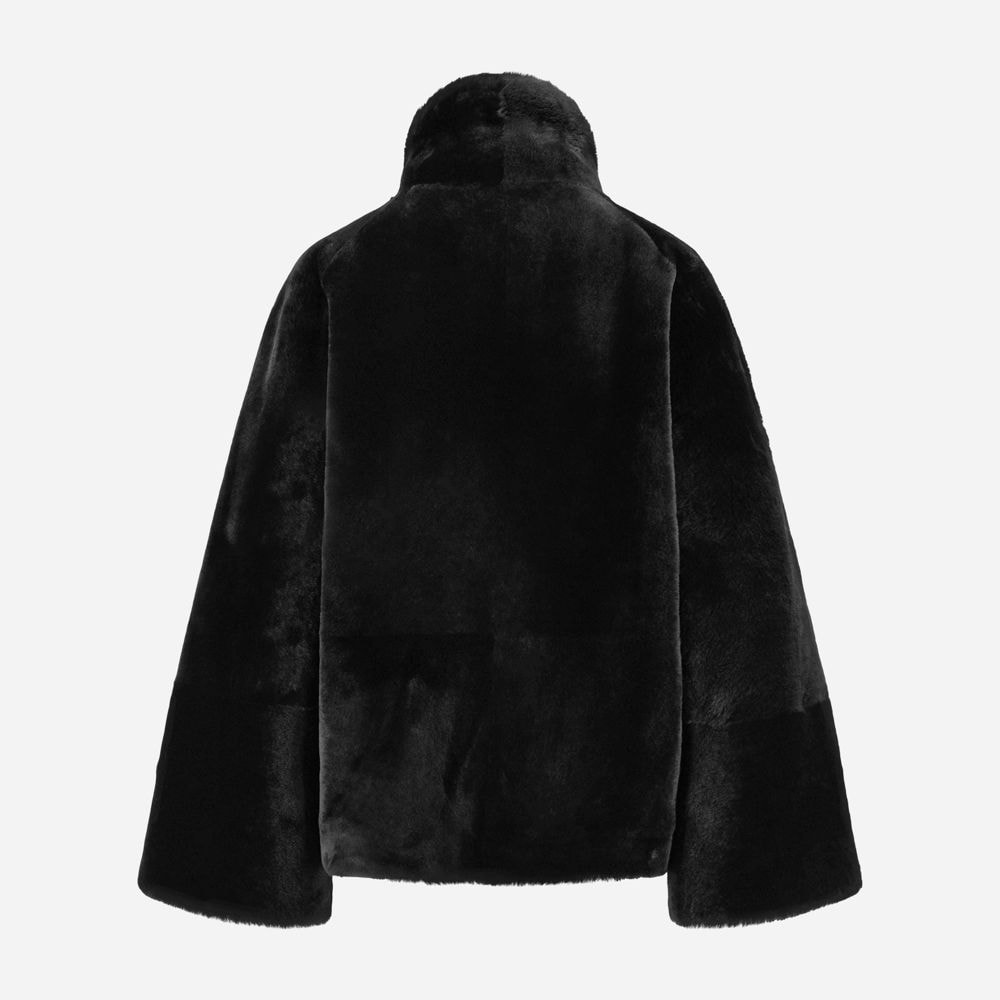 Jayda Shearling Jacket - Black