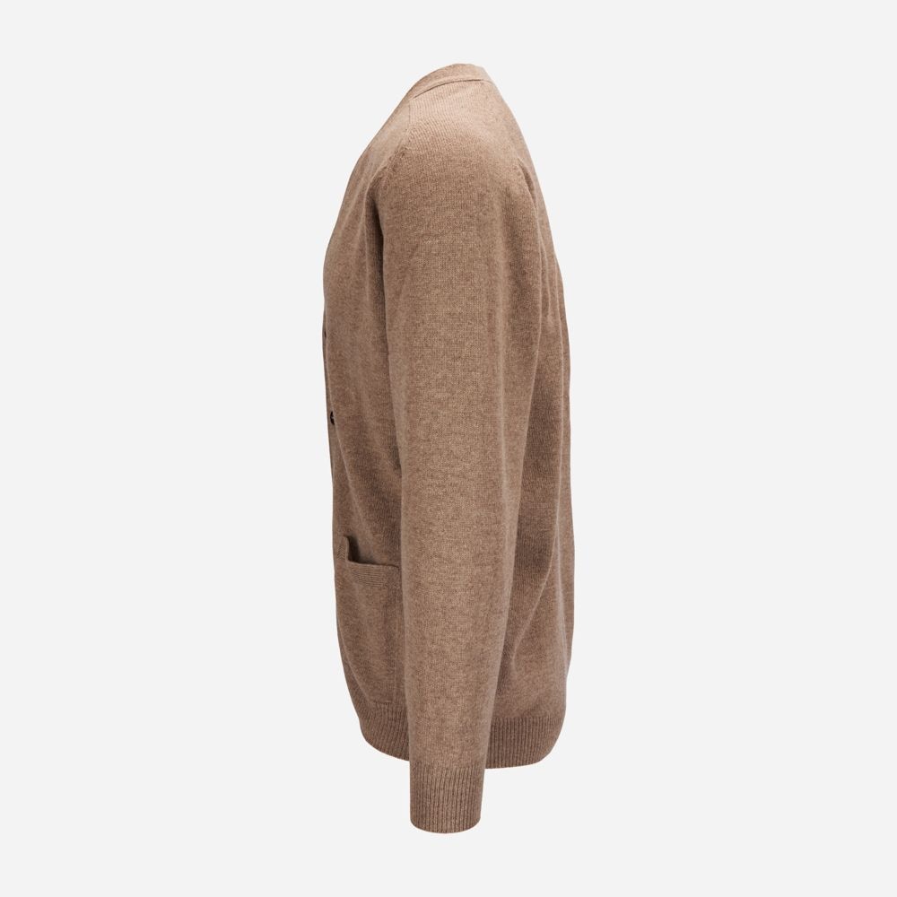 Cardigan Lambswool - Mushroom