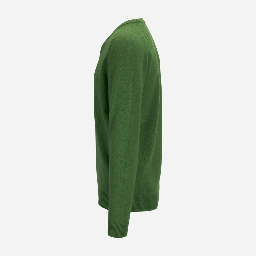 V-Neck Lambswool - Watercress