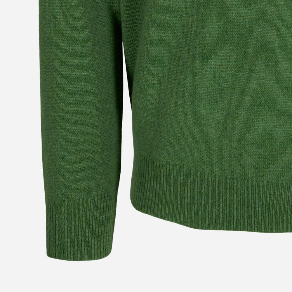 V-Neck Lambswool - Watercress