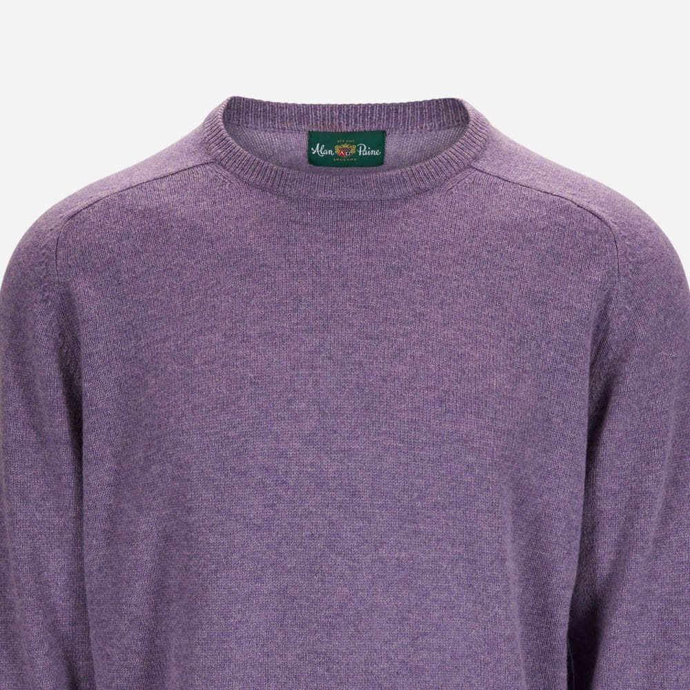 Crew Neck Lambswool - Dahlia
