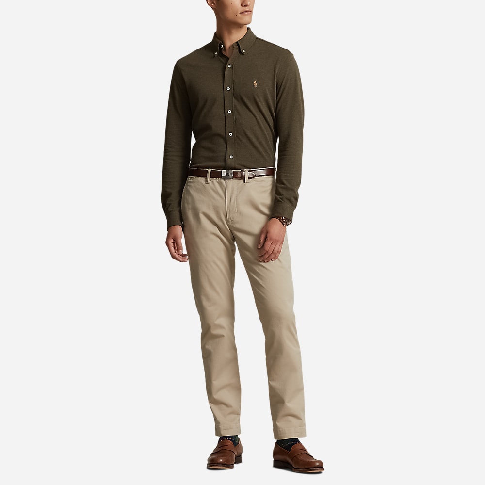 Featherweight Mesh Shirt - Wilson Olive Heather/C8520