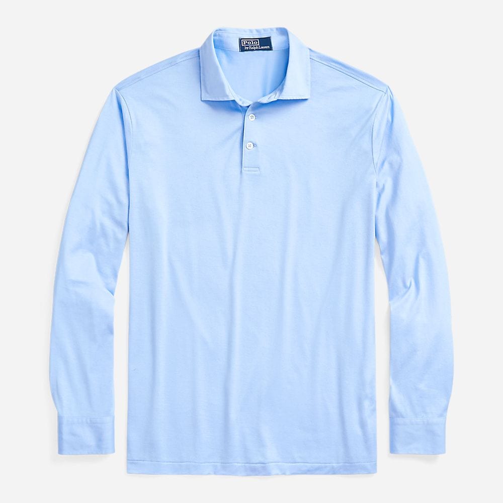 Classic Fit Lisle Polo Shirt - Austin Blue
