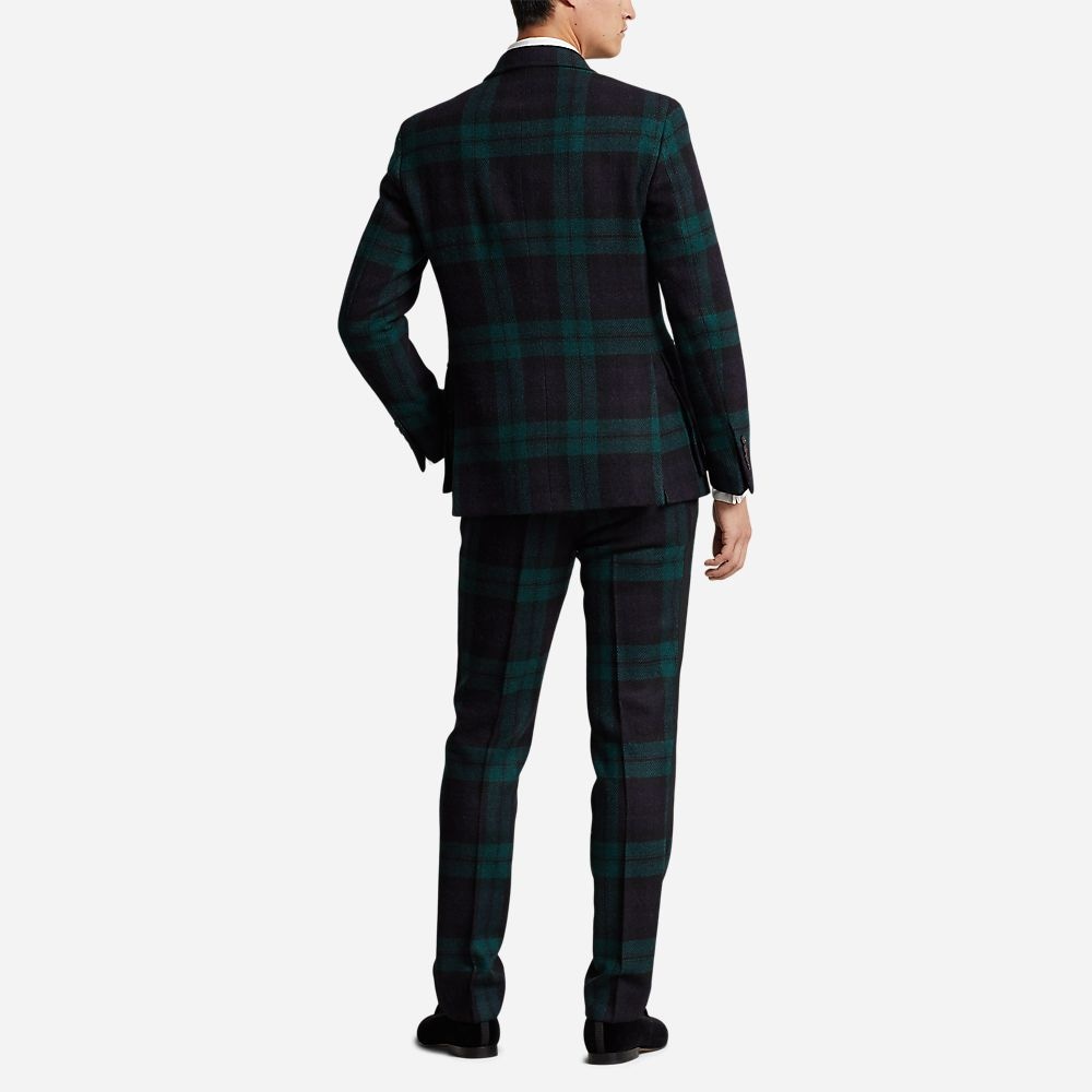 The R.L. Plaid Tweed Jacket - Black/Navy/Green