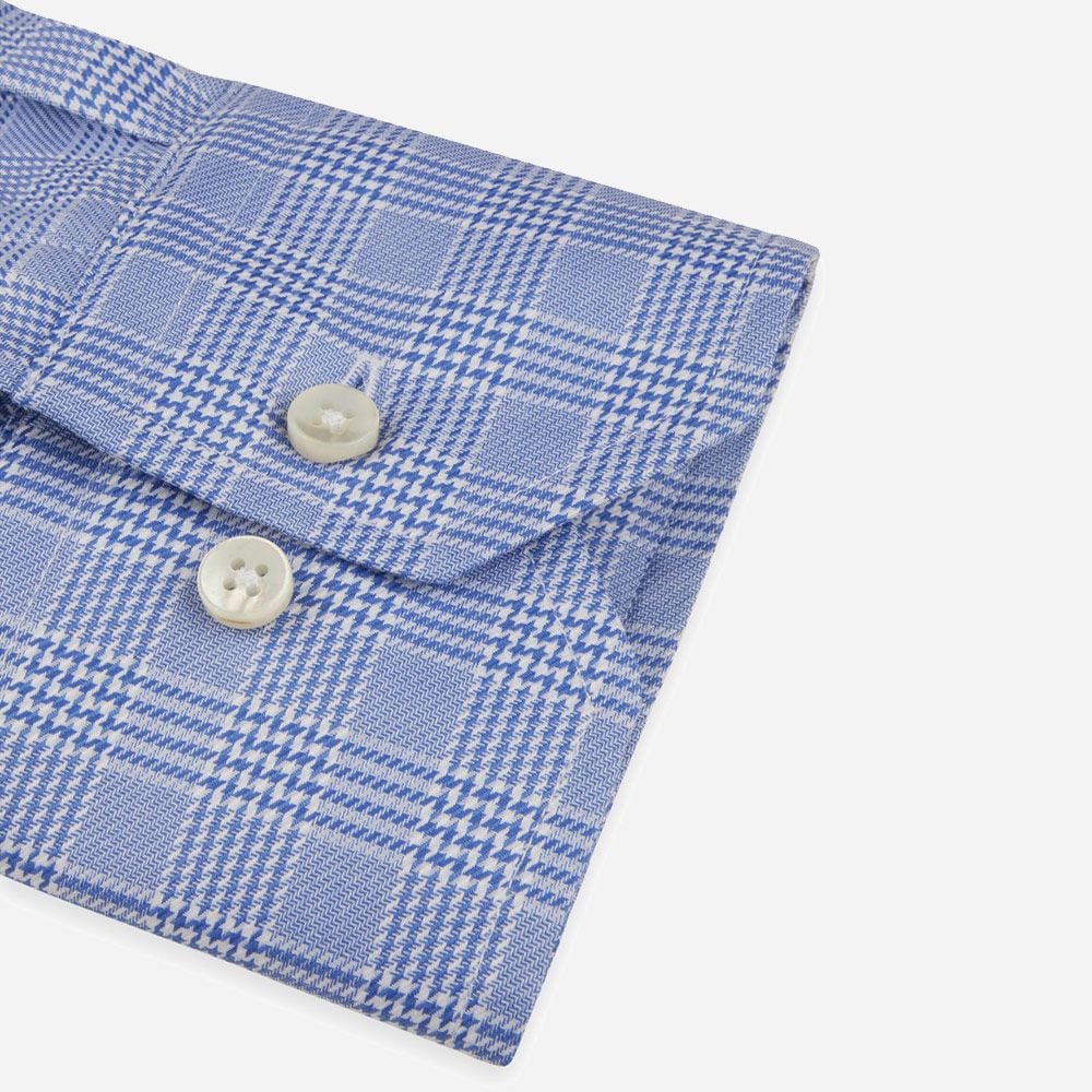 Slimline Check Shirt - Blue Check