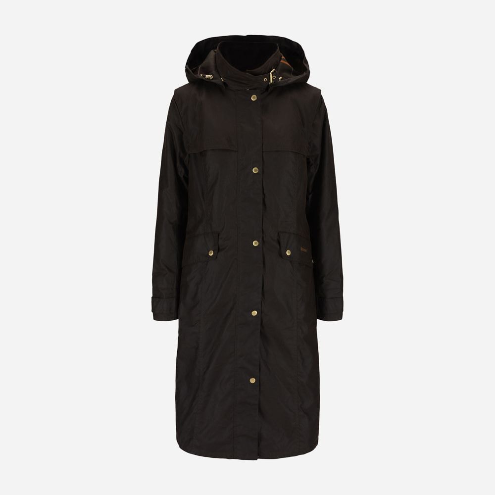 Barbour oilskin deals jakke dame