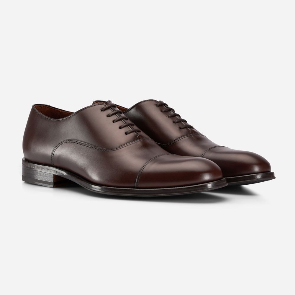 Oxford Toecap - Ebony Moka