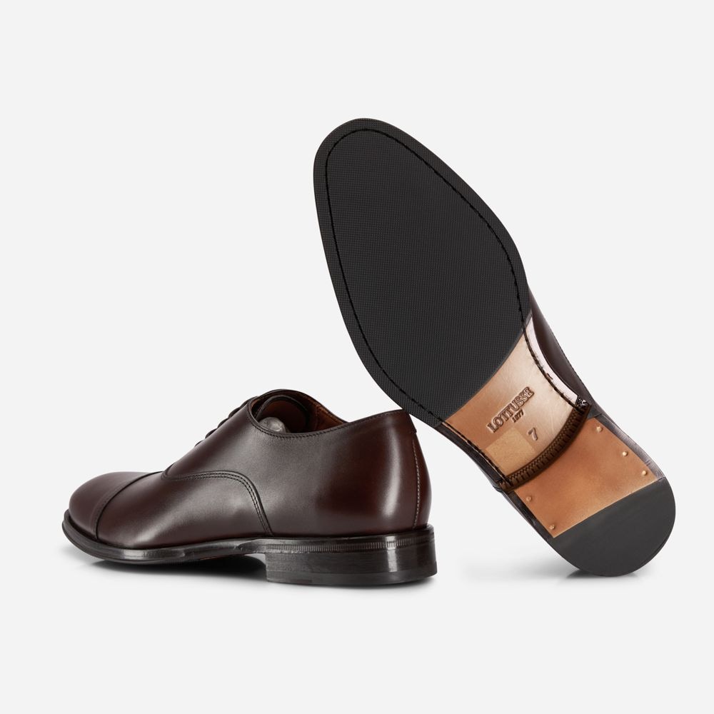 Oxford Toecap - Ebony Moka