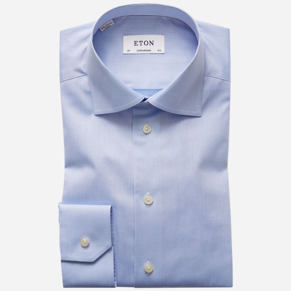 Contemporary Fit Shirt Em - Light Blue