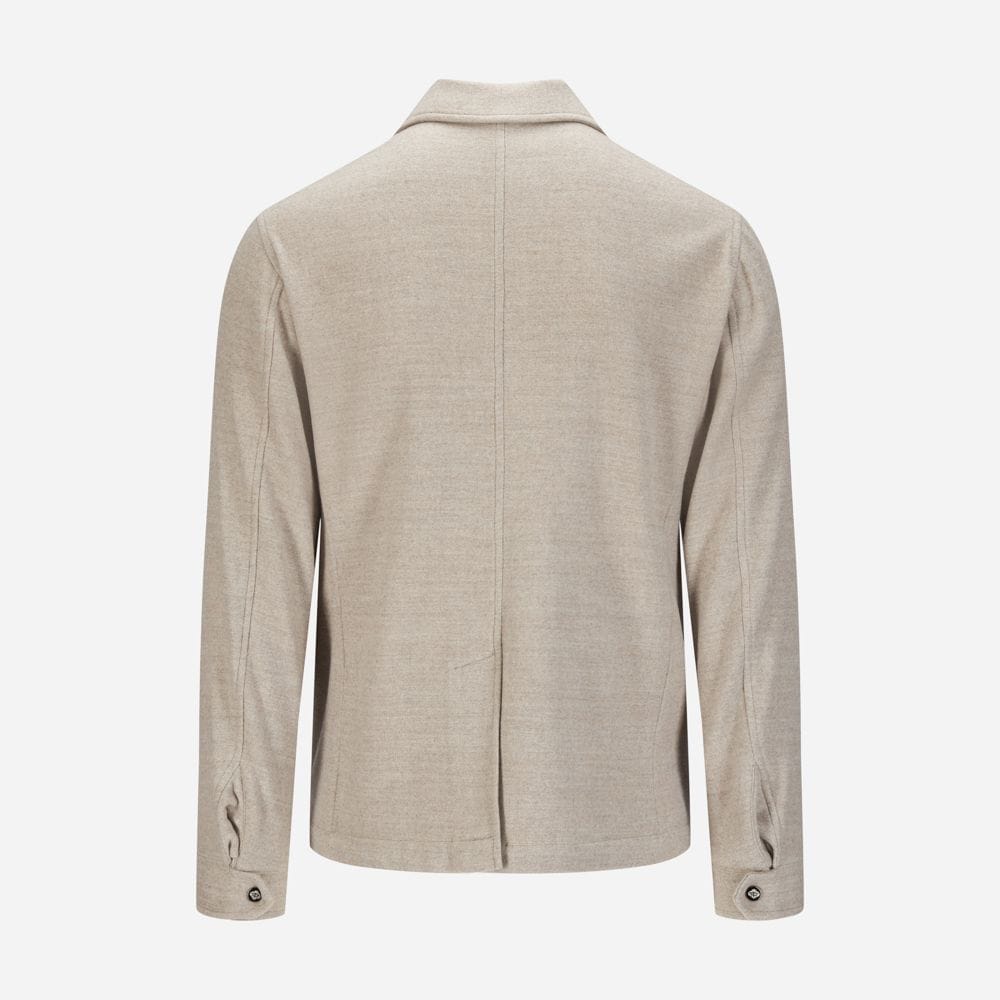 Wool Overshirt - Beige