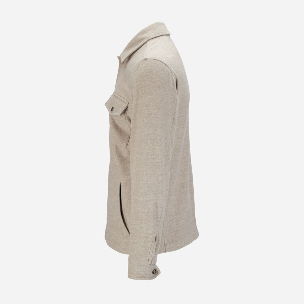 Wool Overshirt - Beige