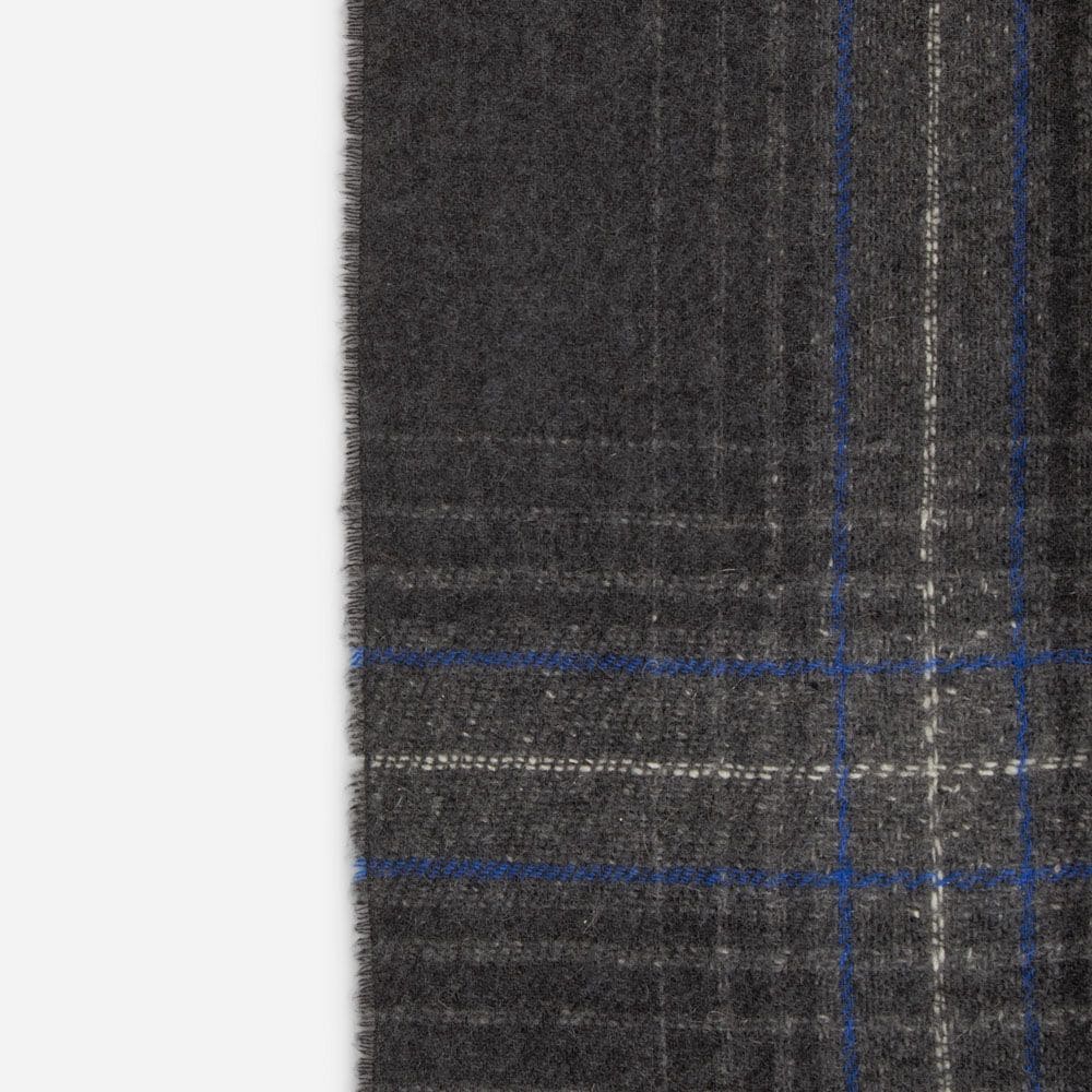 Donegal Ombre Check Scarf - Grey