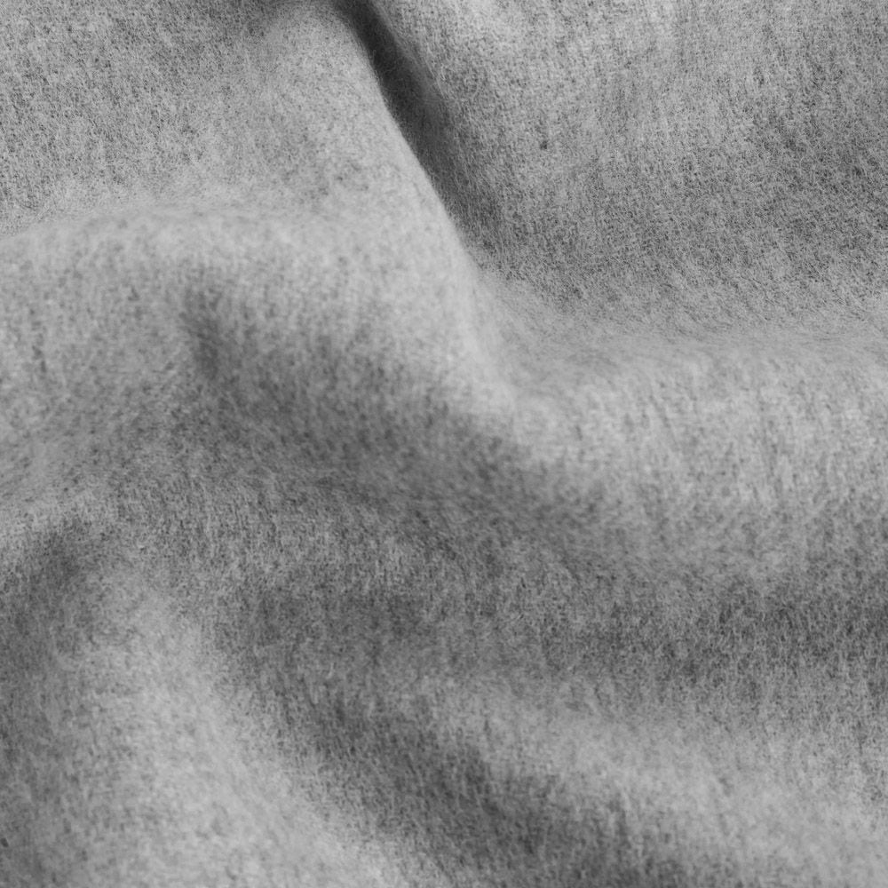 Plain Scarf Wool - Light Grey