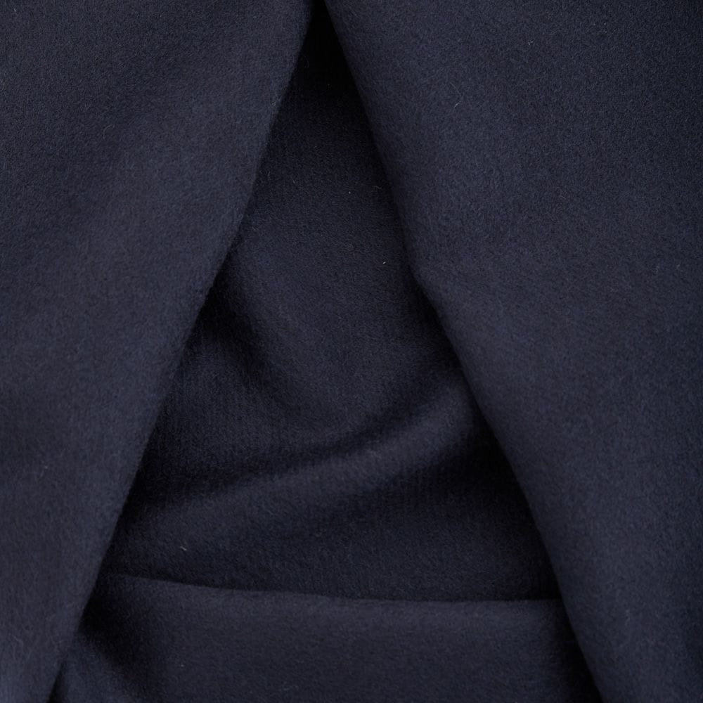 Plain Scarf Wool - Dark Navy