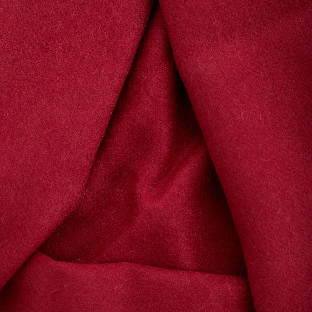 Plain Scarf Wool - Merlot
