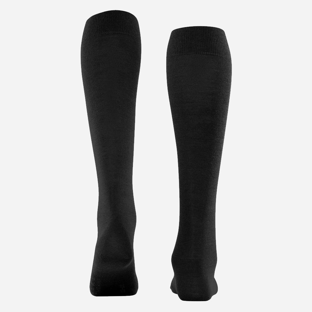 Soft Merino Knee High - Black