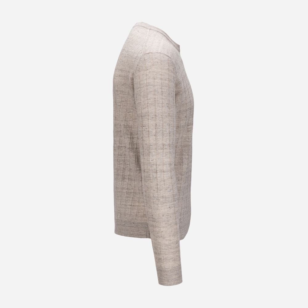Maglia Crew Neck Cotton-Linen - Beige