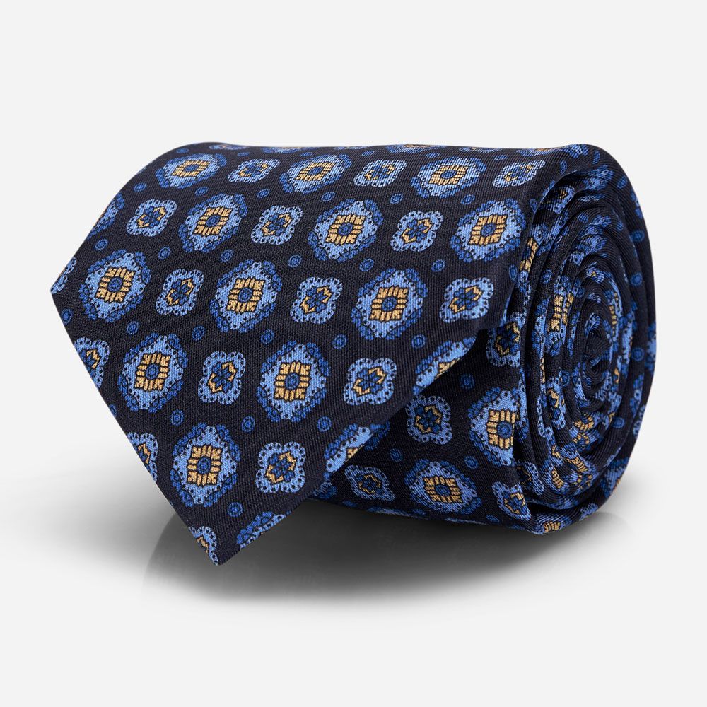 Silk Tie - Blue/Ligth Blue