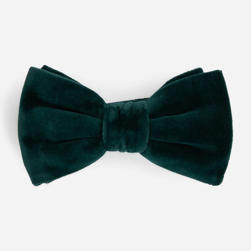 Bow Tie Velvet - Green