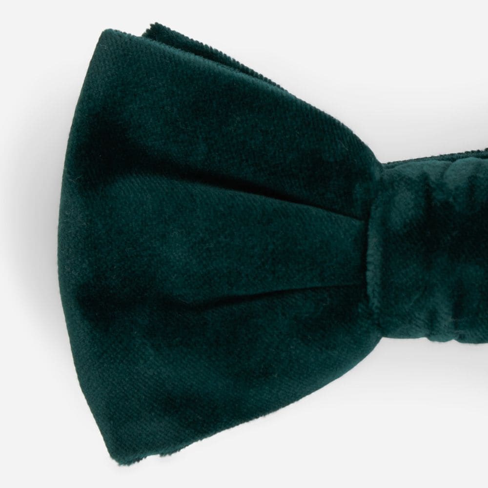 Bow Tie Velvet - Green