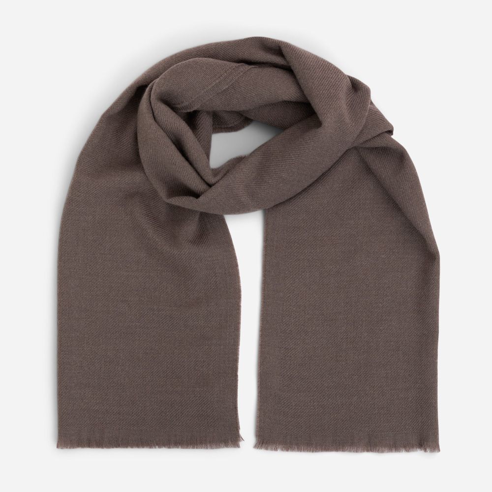 Lana Wool Scarf - Taupe