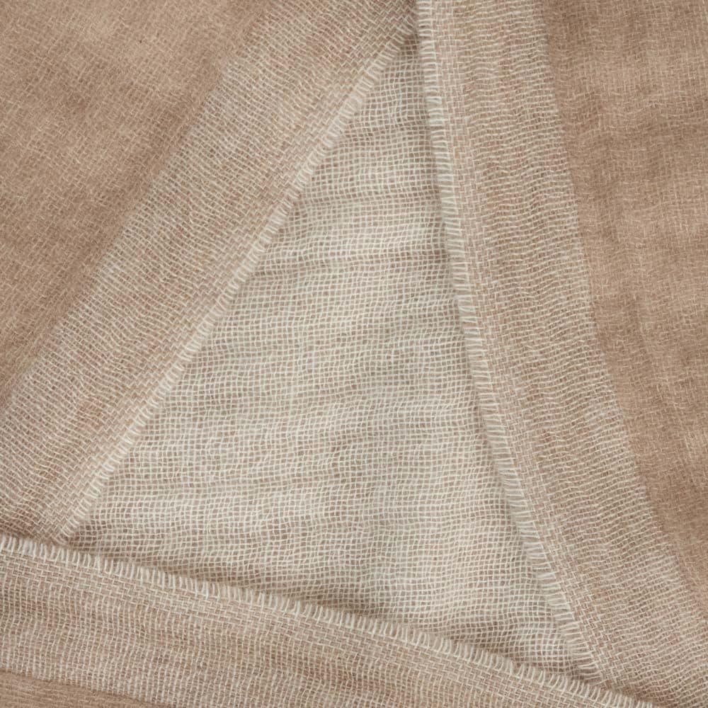 Cashmere Scarf Double - Beige