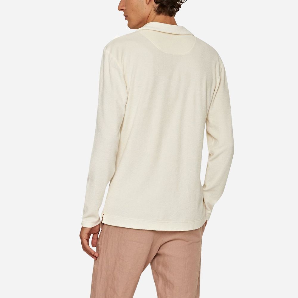 Terry Towelling Long Sleeve - Cashew