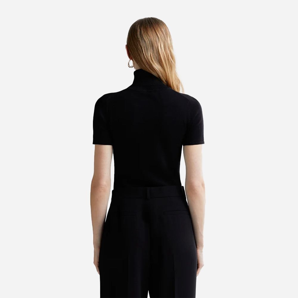 Pola Polo Neck Knit - Black