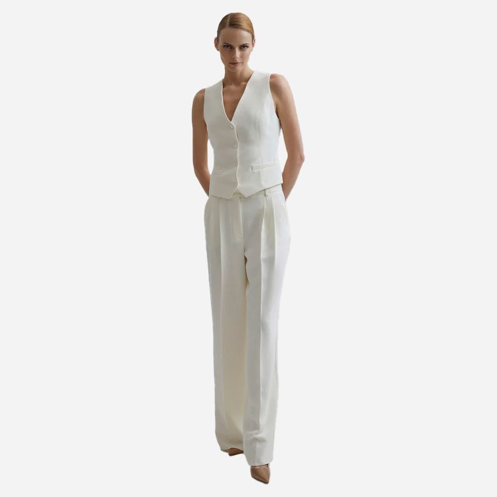 Gytta Trousers - Chalk White