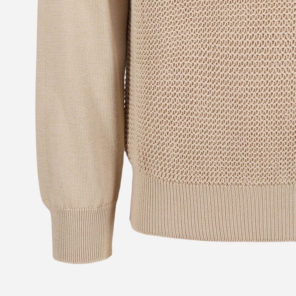 Crewneck Knitwear - Light Beige
