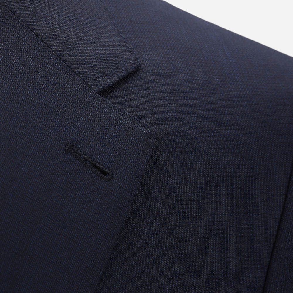2 Pieces Suit Structure - Navy Solid