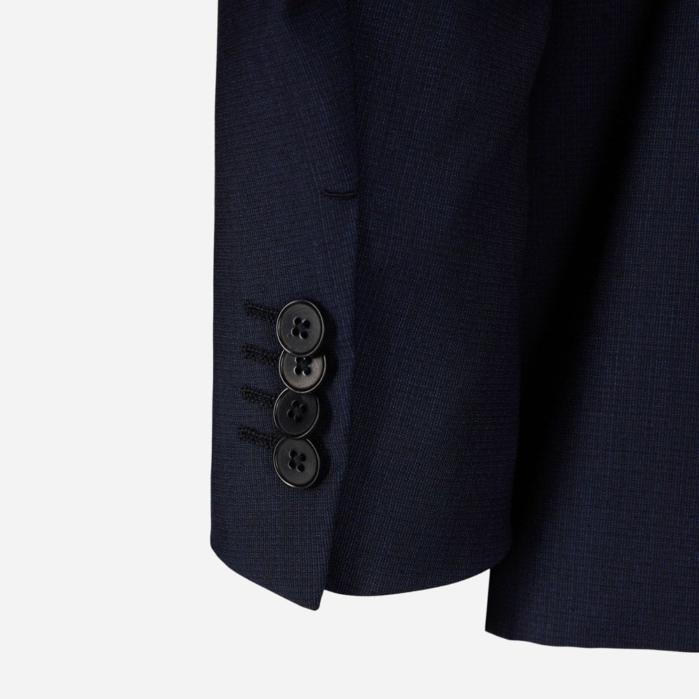 2 Pieces Suit Structure - Navy Solid