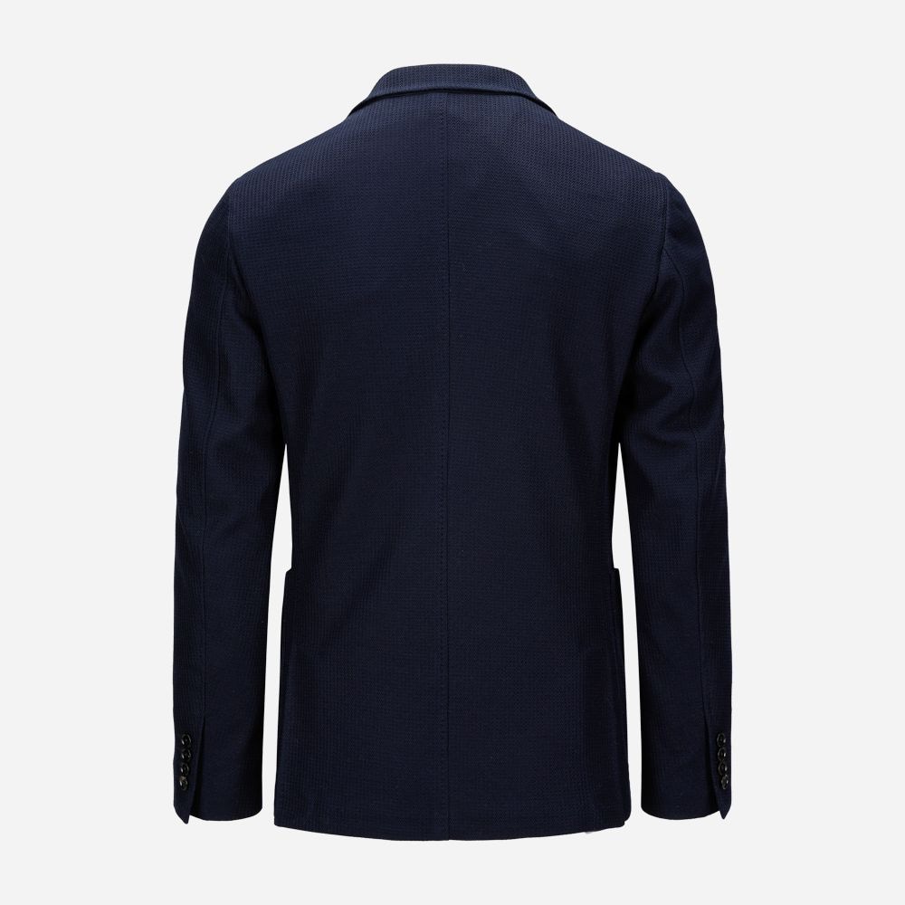Cotton Blazer - Navy