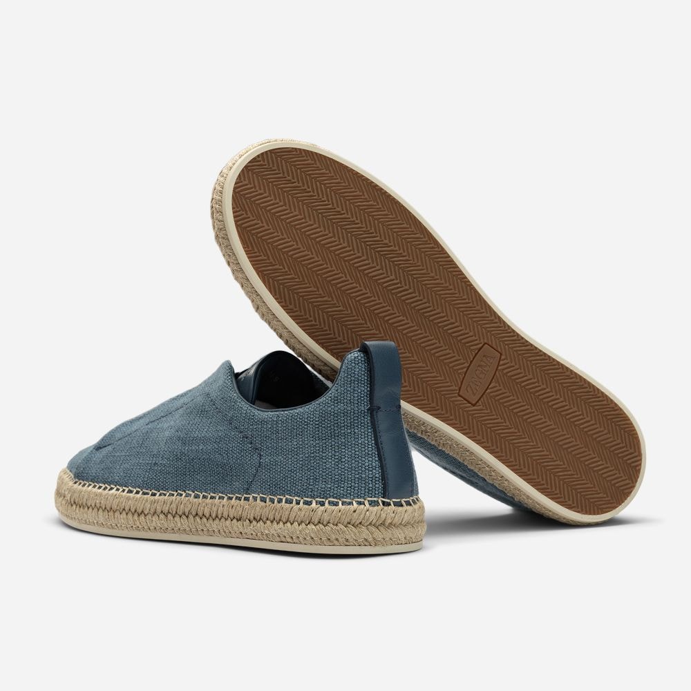 Triple Stitch - Medium Blue