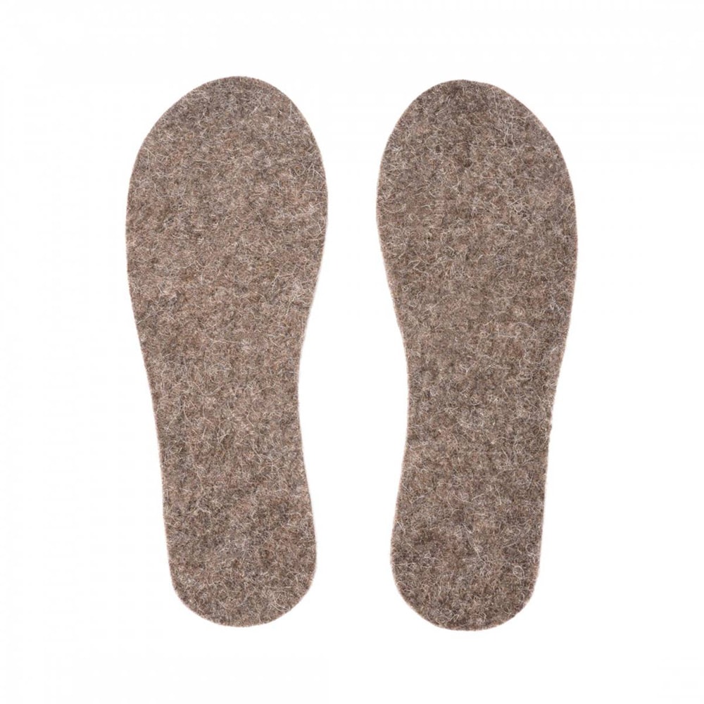 Wool Soles Precut Eco - Natural Brown