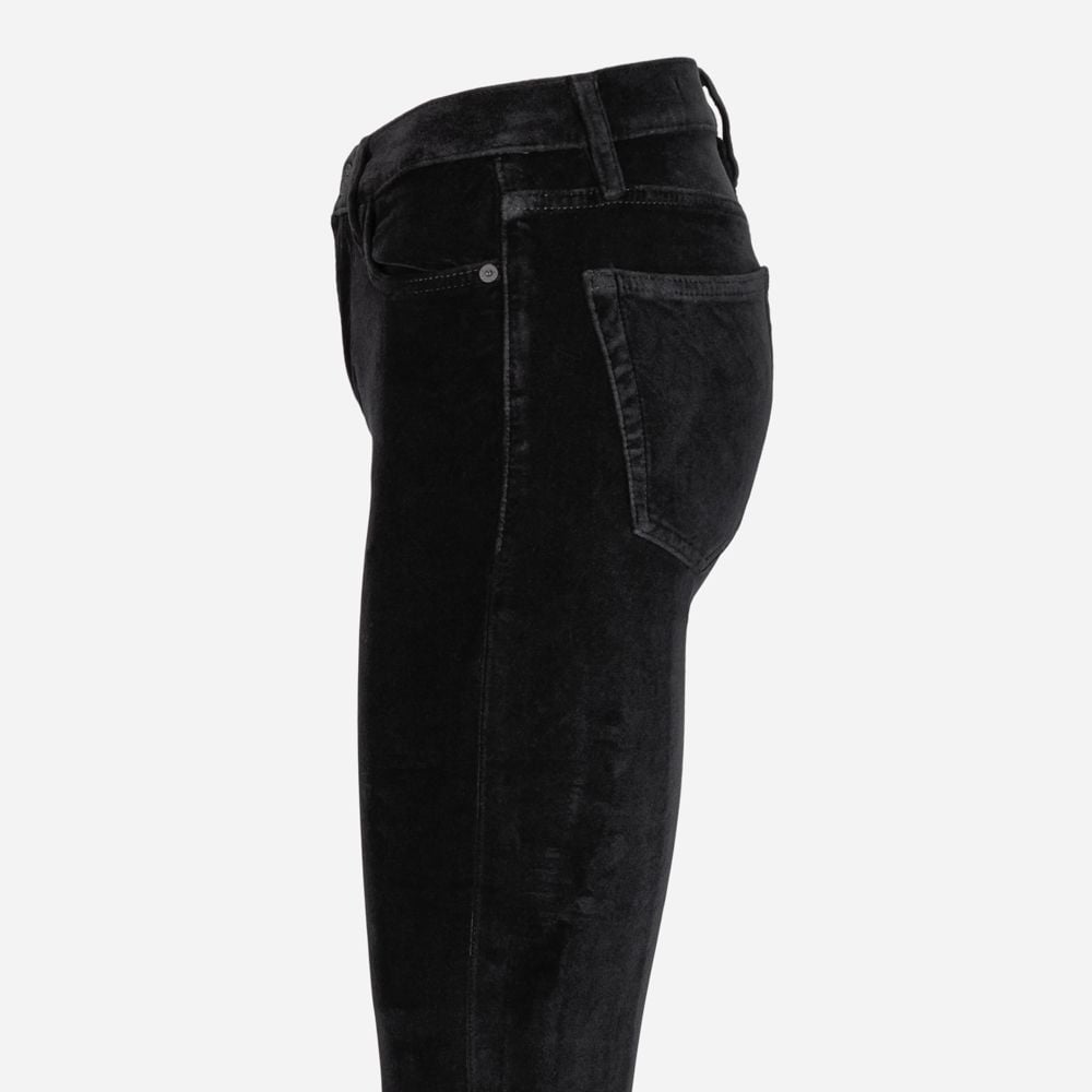 Le High Flare Velvet - Black