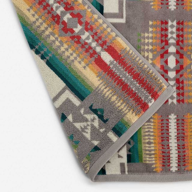 Jacquard Hand Towels - Grey