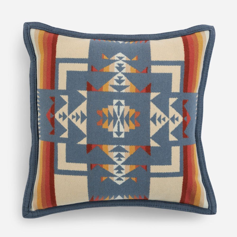 Chief Joseph Pillow 16'' X 16'' - Slate