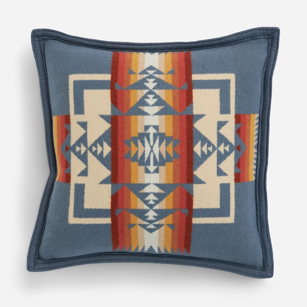 Chief Joseph Pillow 16'' X 16'' - Slate