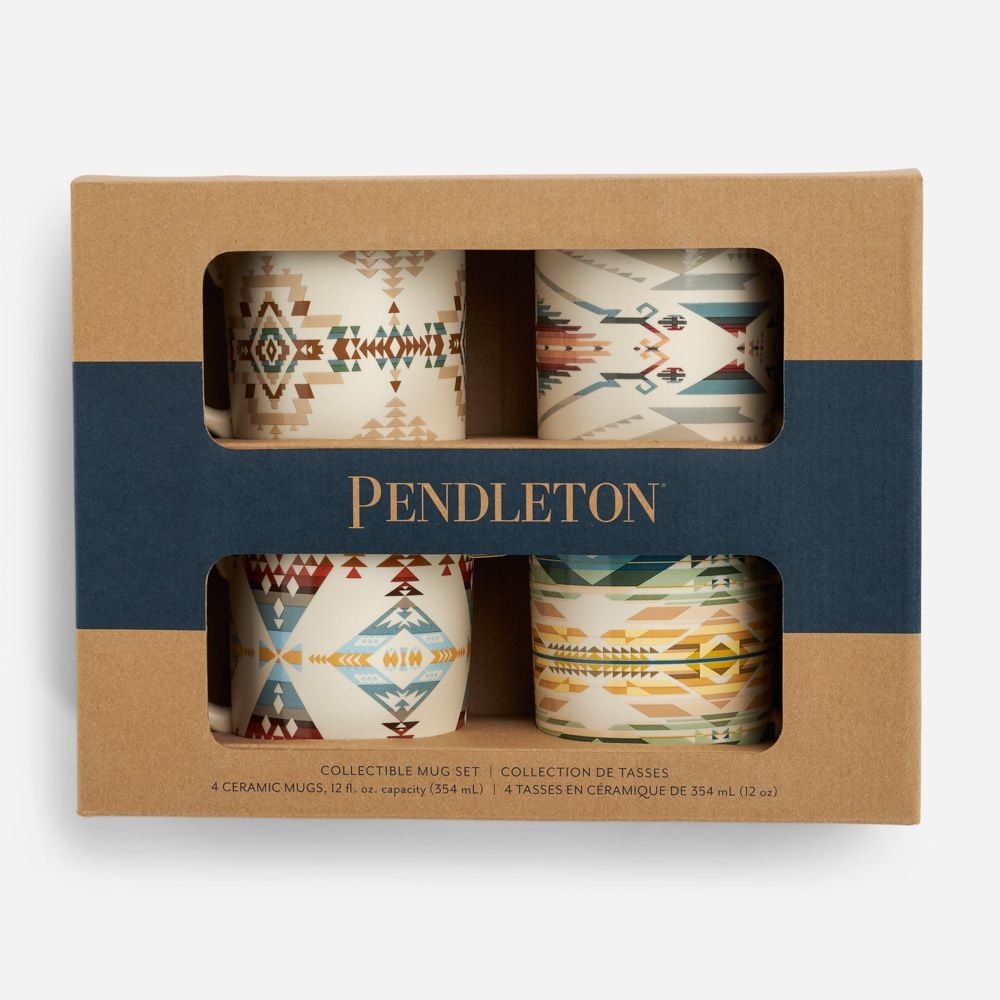 12 Oz Ceramic Mug Set Of 4 - High Desert Collection