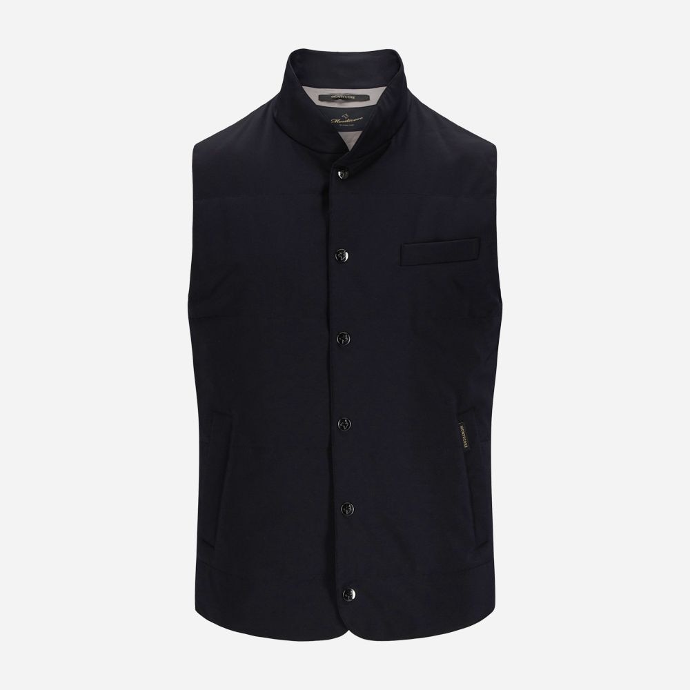 Gilet Buttons - Dark Blue