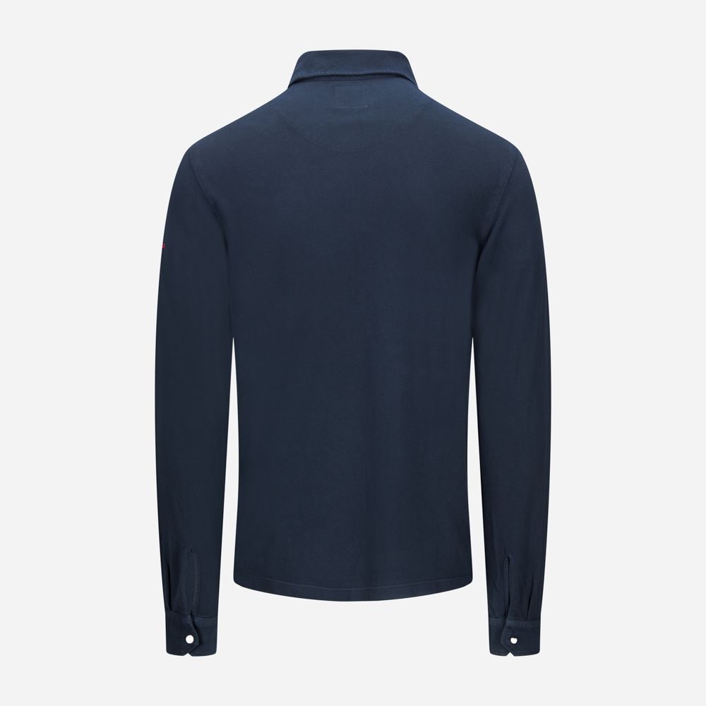 Cris Polo Long Sleeve - Navy