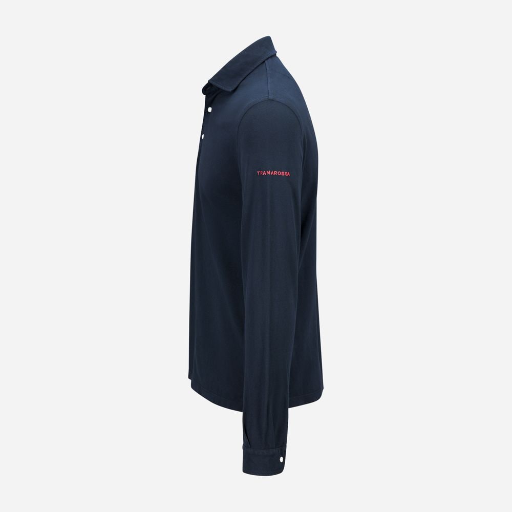 Cris Polo Long Sleeve - Navy