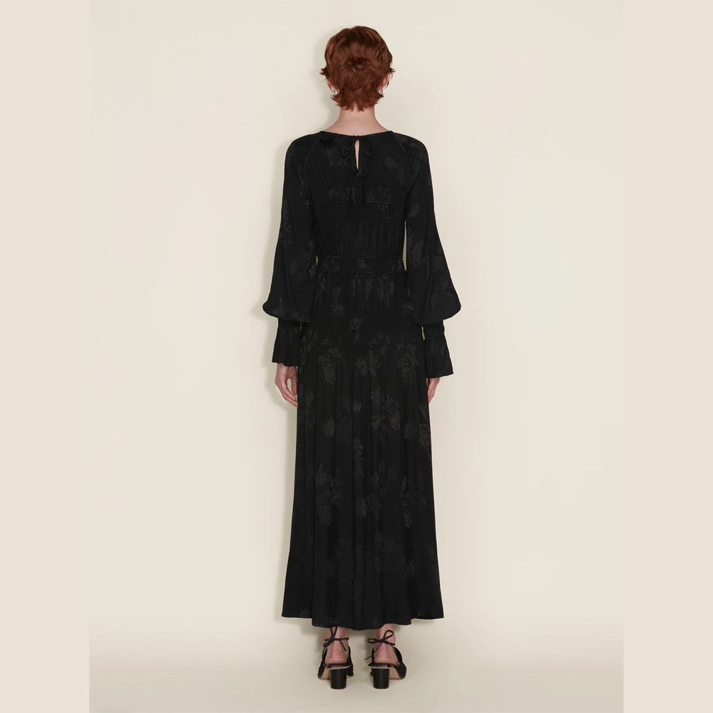 Lofta Jaquard Dress - Black
