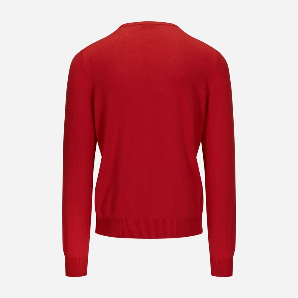 Crew Neck Cashmere - Orange