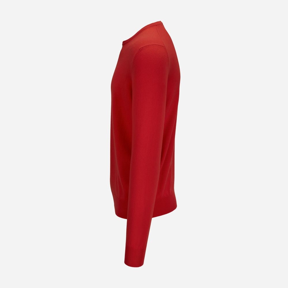 Crew Neck Cashmere - Orange