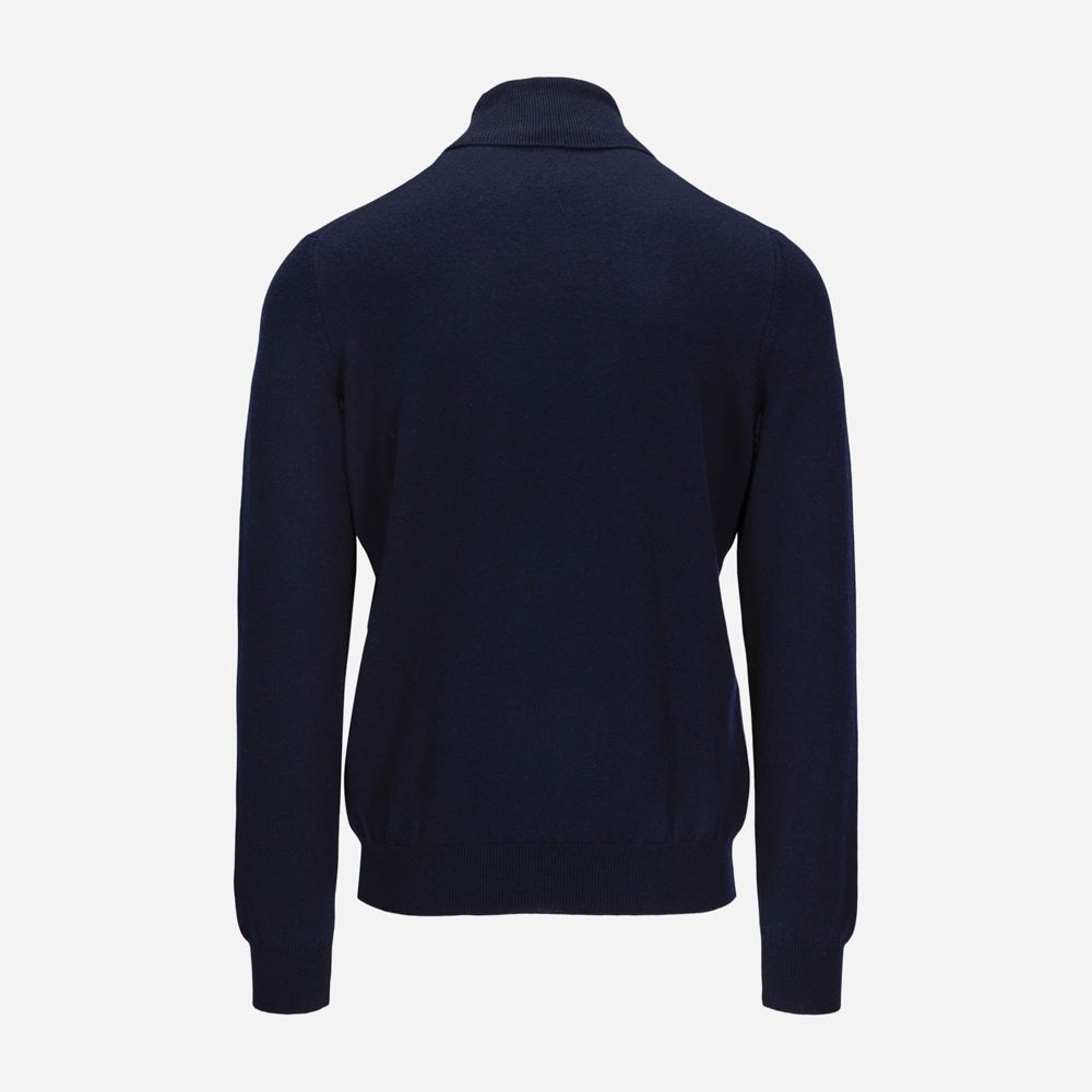 Turtle Neck Cashmere - Dark Navy